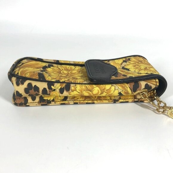 VERSACE Vintage phone cases Leopard pattern leopard Pouch Chain Shoulder Bag - Picture 5 of 13